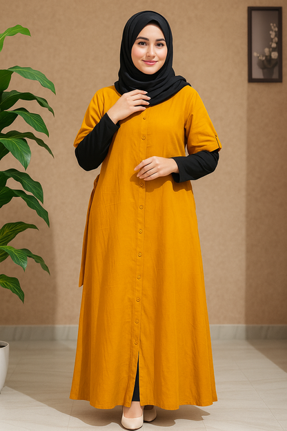 Attached inner gown