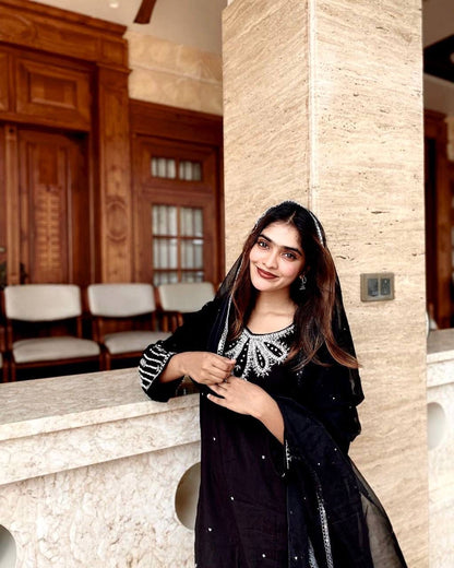 Muslin kurti palazzo