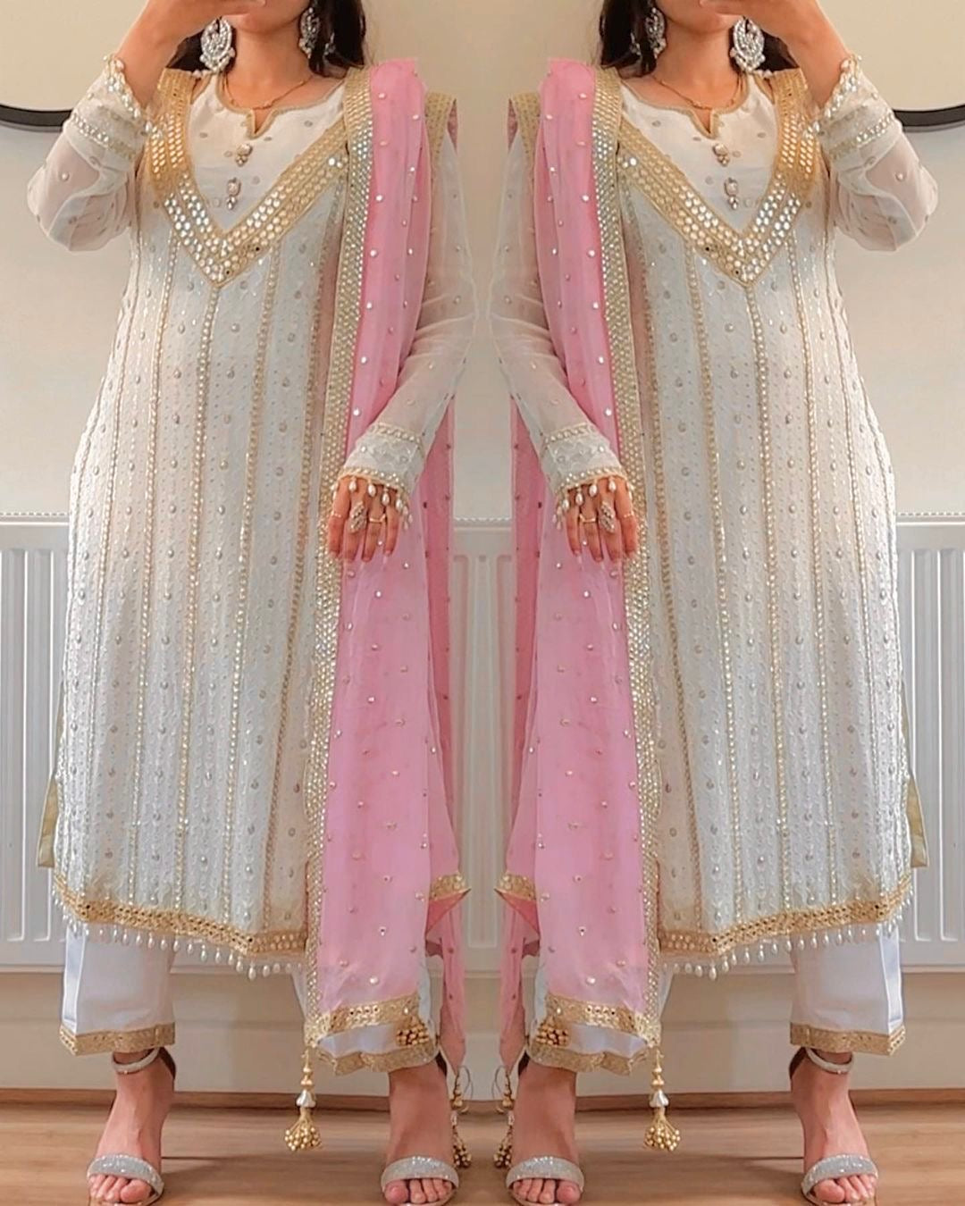Fancy white designer suite