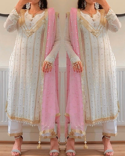 Fancy white designer suite
