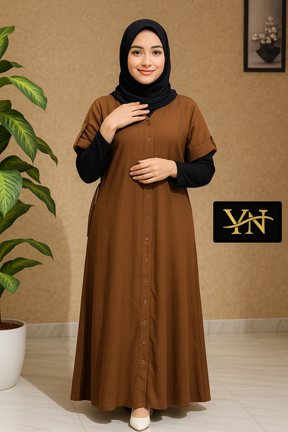 Attached inner gown