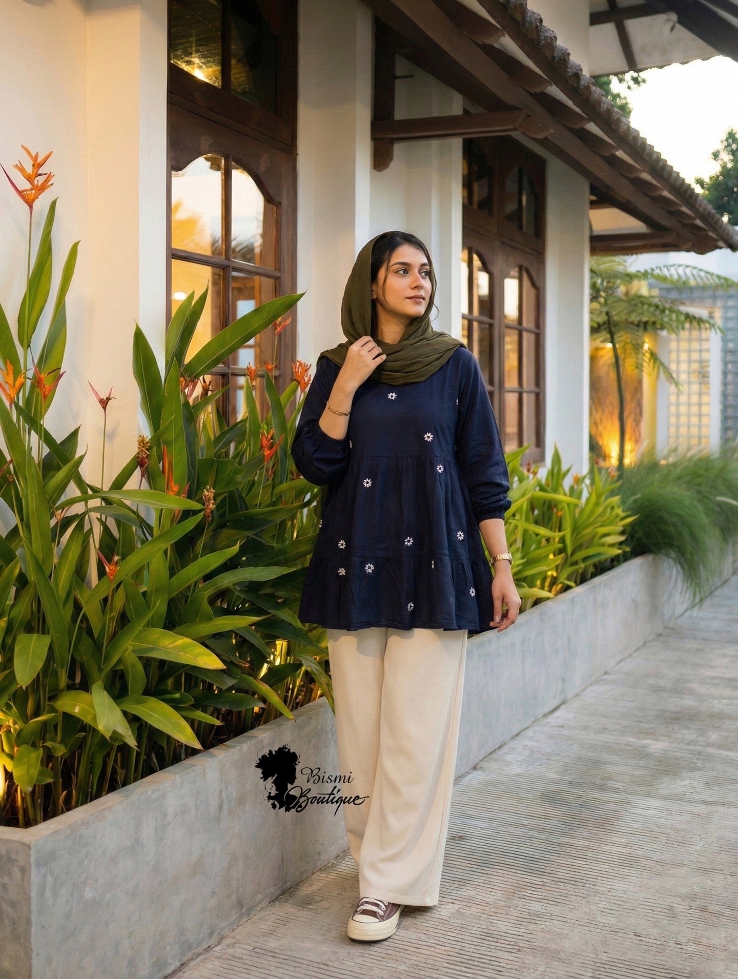 Embroidered co ord set