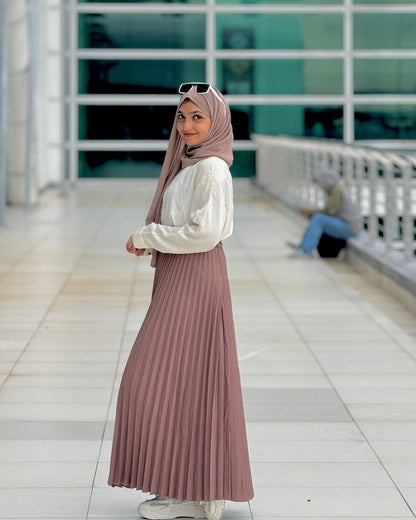 Pleated skirt and top
