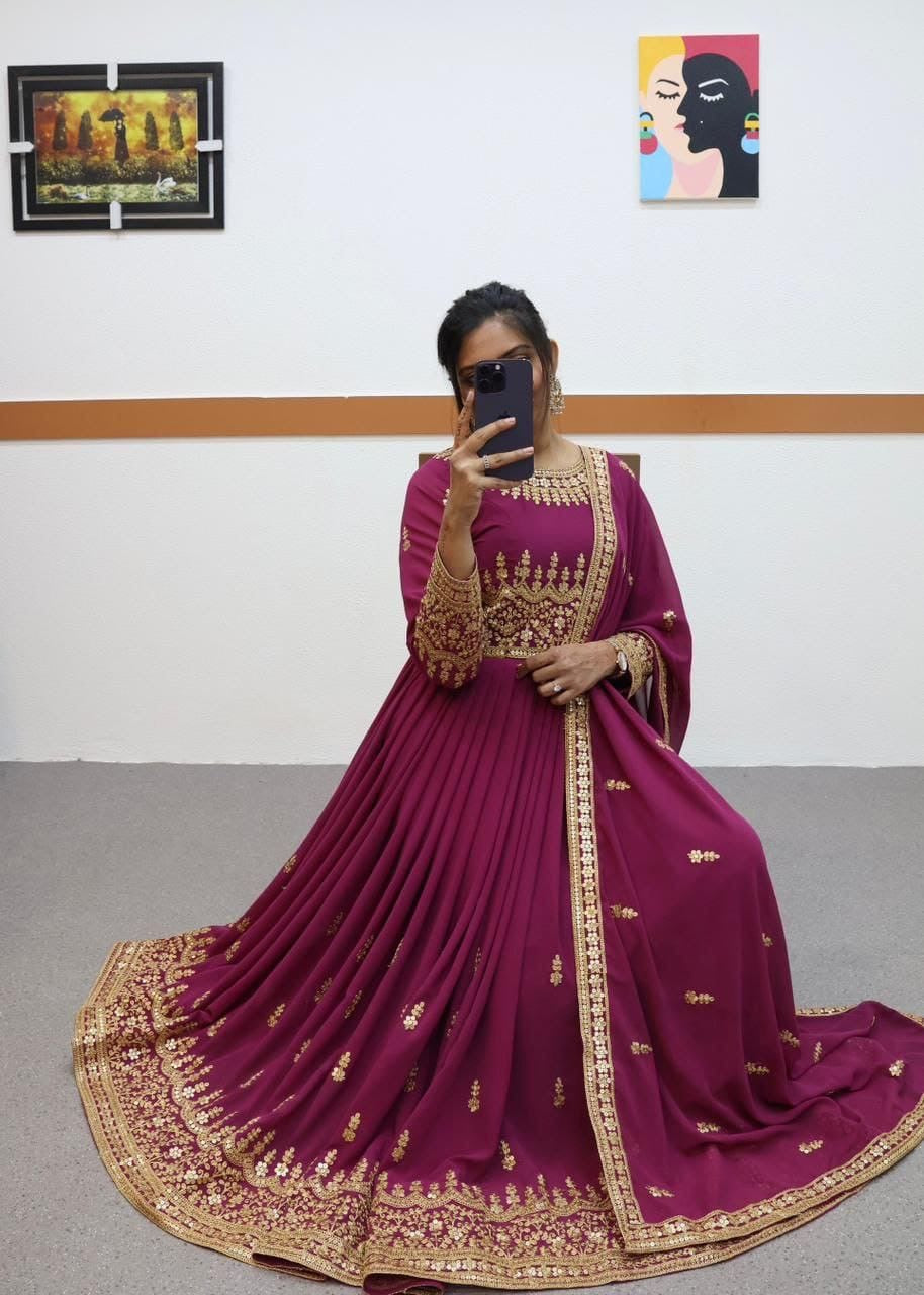 Designer gown