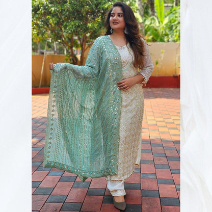 Sequence embroidered suite