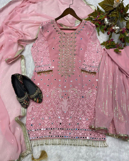 Sequence embroidered suite