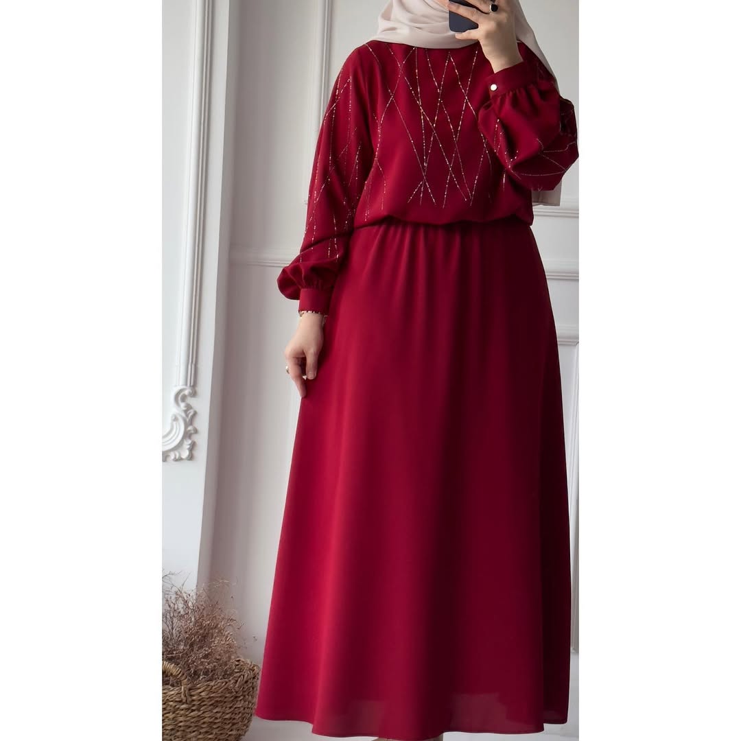 Handworked gown