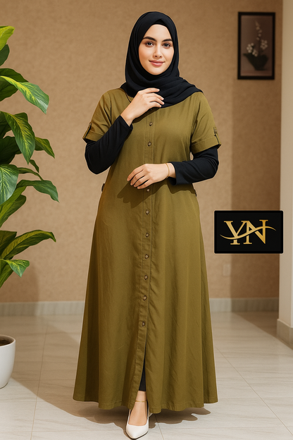 Attached inner gown