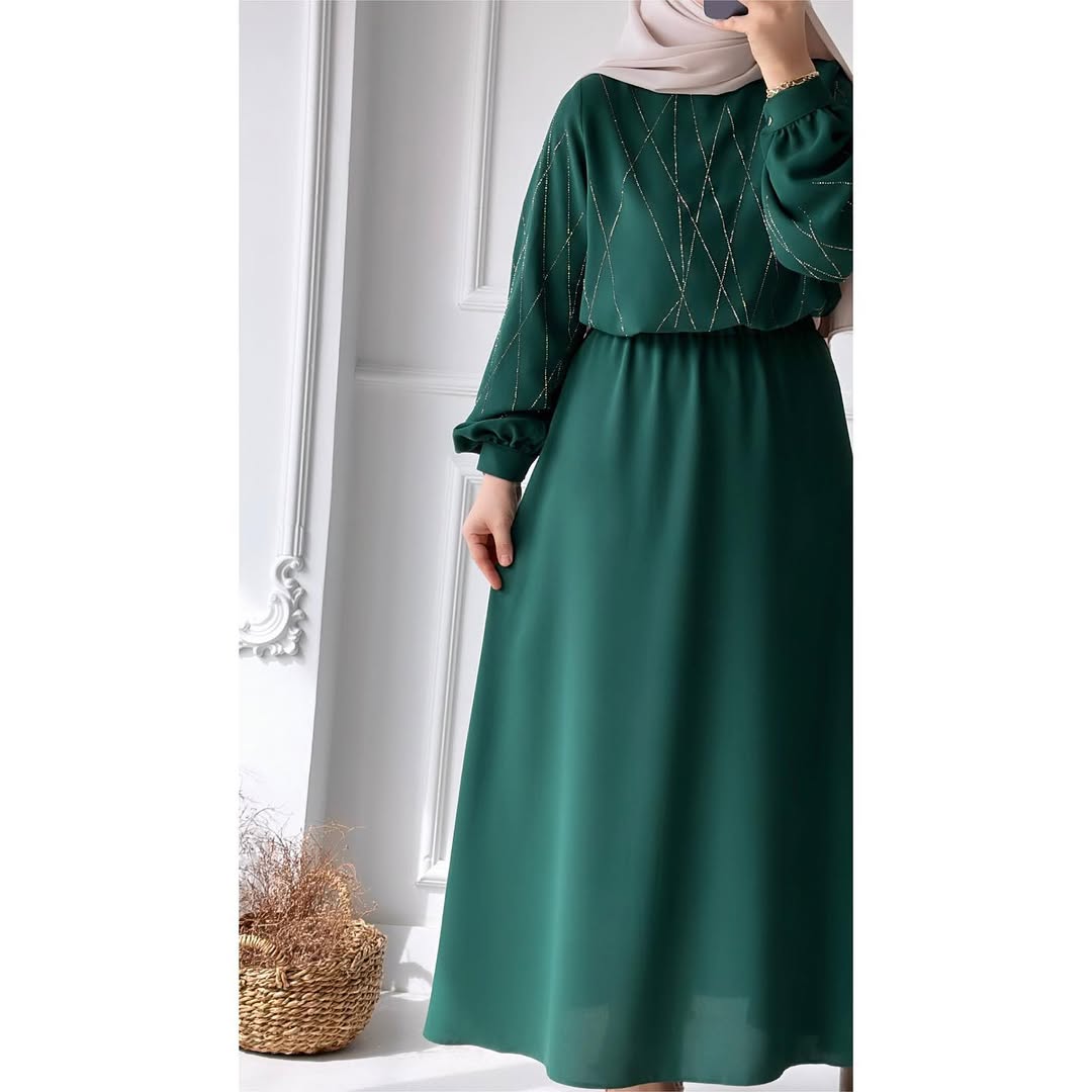 Handworked gown