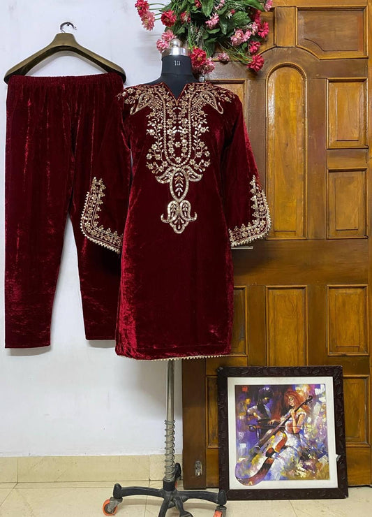 Velvet co ord set
