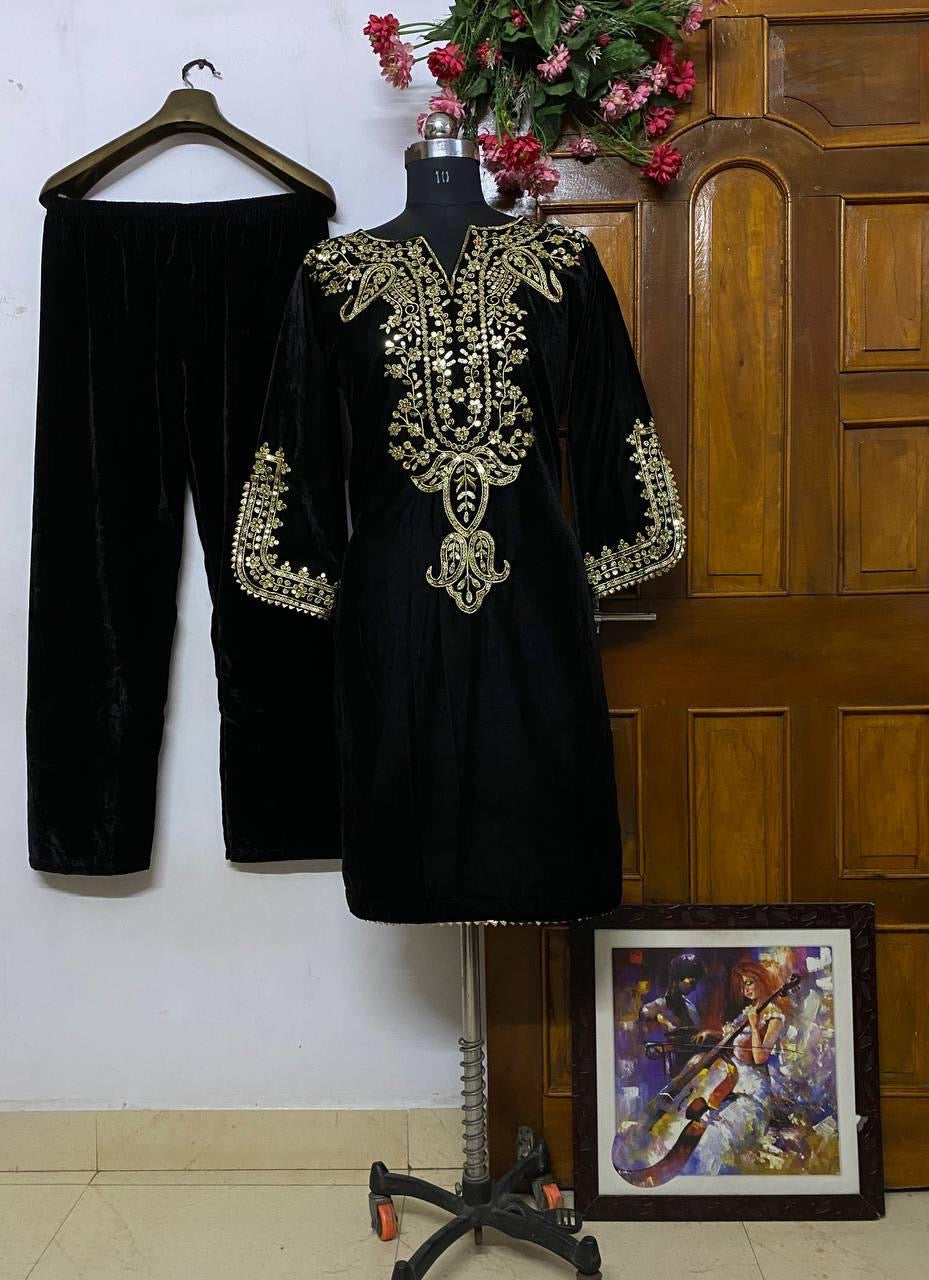 Velvet co ord set