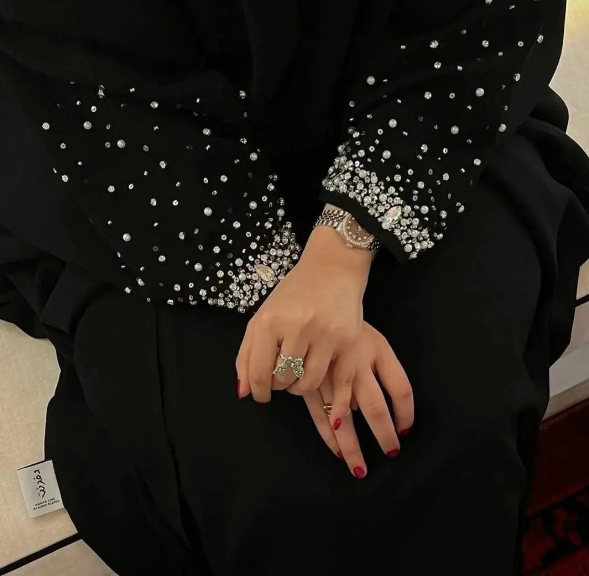 Stone work abaya