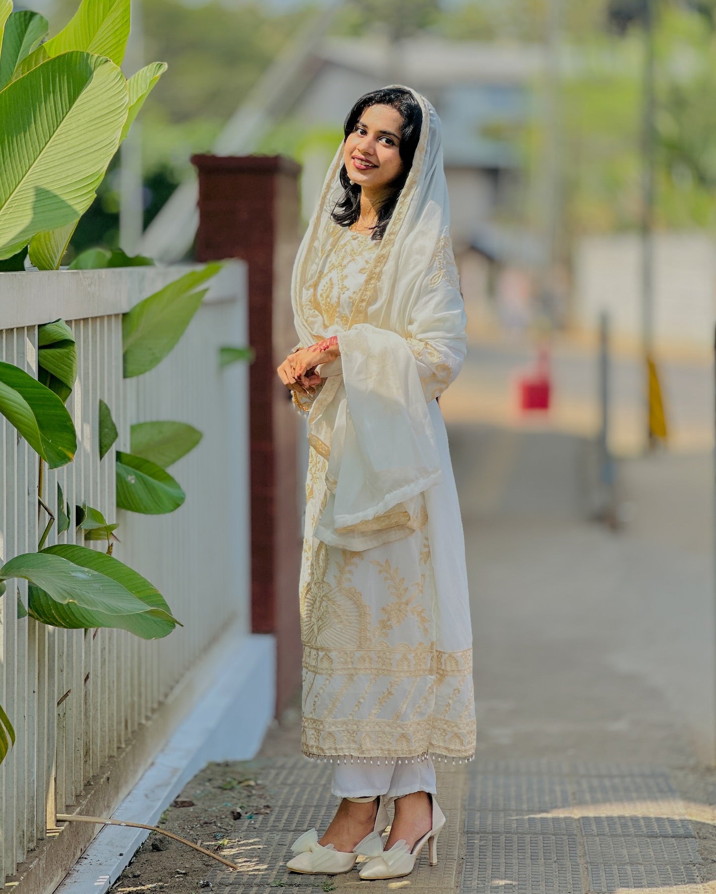 Embroidered suite