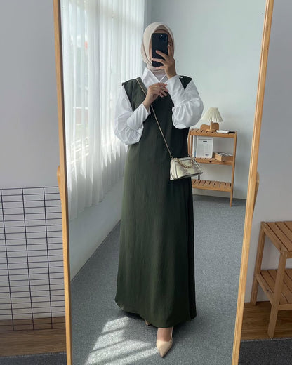 Shirt and pinafore